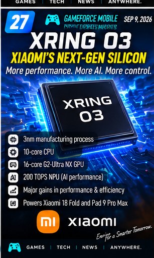 XRing O3 makes Xiaomi a more serious silicon competitor
