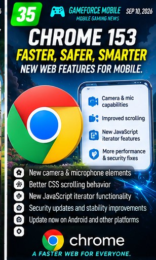 Chrome 153 rolls out with new mobile web capabilities