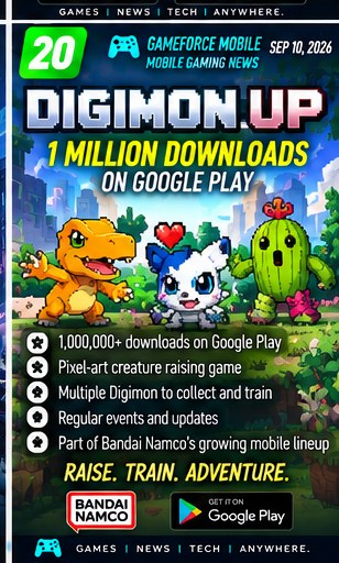 Digimon UP passes one million Android downloads