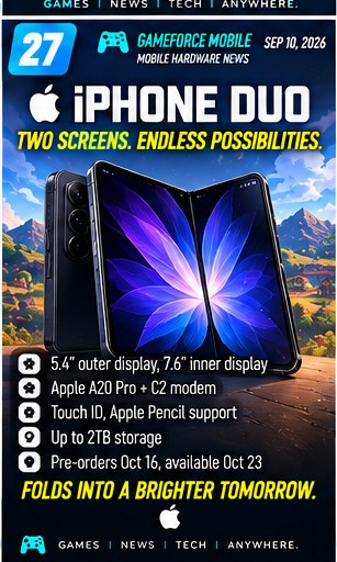 iPhone Duo officially opens Apple's foldable era