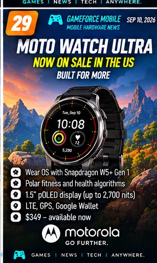 Moto Watch Ultra officially goes on sale today