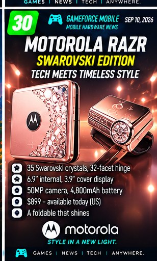 Motorola Razr Swarovski Edition launches today