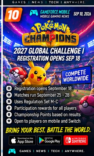Pokémon Champions' first 2027 Global Challenge is announced
