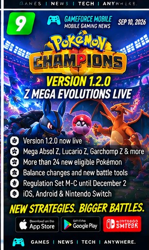 Pokémon Champions Version 1.2.0 reshapes competitive mobile battling