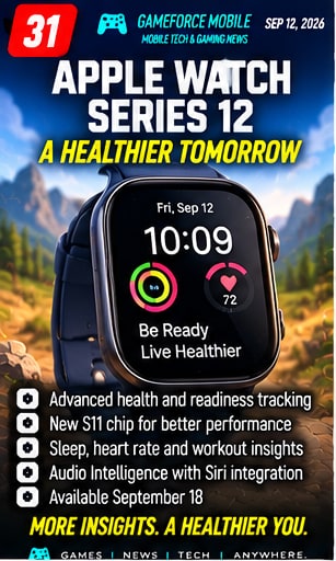 Apple Watch Series 12 turns ambient AI into a headline wearable feature - Gameforce Mobile news hero image
