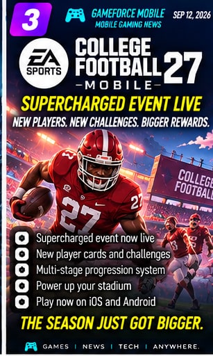 EA Sports College Football 27 Mobile launches its Supercharged event