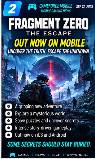 Fragment Zero: The Escape joins today's mobile release slate