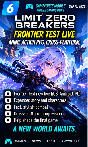 Limit Zero Breakers Frontier Test reaches its first weekend - Gameforce Mobile news hero image
