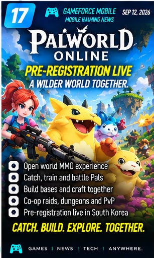 Palworld Online keeps mobile MMO expansion in focus - Gameforce Mobile news hero image