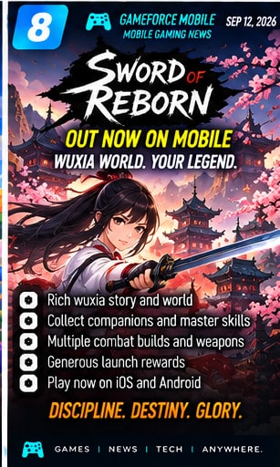 Sword of Reborn enters its first post-launch weekend - Gameforce Mobile news hero image