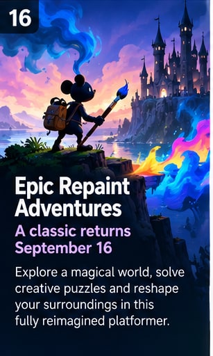 Disney Epic Mickey: Rebrushed moves within three days of mobile release - Gameforce Mobile news hero image