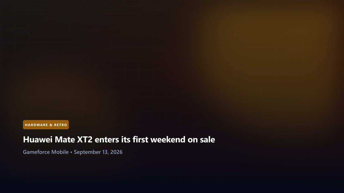 Huawei Mate XT2 enters its first weekend on sale - Gameforce Mobile news hero image