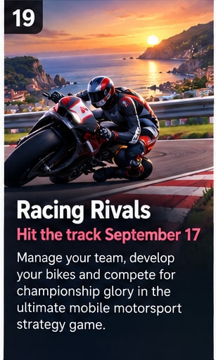 MotoGP Rivals moves into its final four-day countdown - Gameforce Mobile news hero image