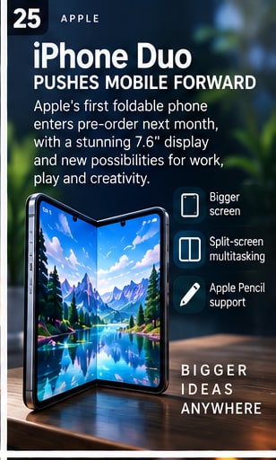Apple's iPhone Duo forces developers to rethink iOS layouts - Gameforce Mobile news hero image