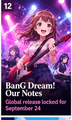 BanG Dream! Our Notes locks in September 24 worldwide release - Gameforce Mobile news hero image