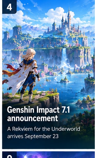 Genshin Impact 7.1 announcement sets September 23 update date