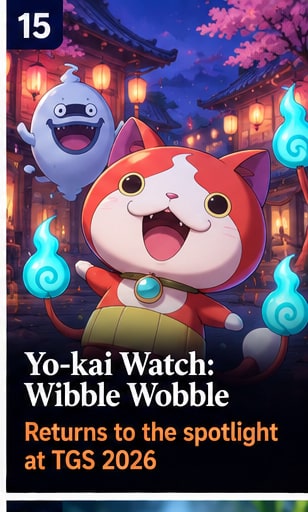 Yo-kai Watch: Wibble Wobble returns to the spotlight at TGS 2026 - Gameforce Mobile news hero image