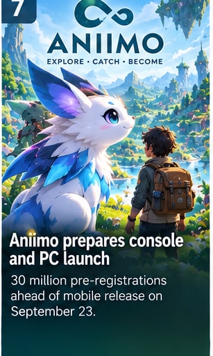 Aniimo prepares console and PC launch before mobile follows September 23 - Gameforce Mobile news hero image