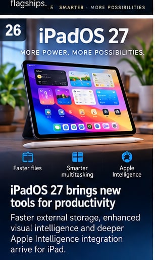 Apple rolls iPadOS 27 and watchOS 27 into the same AI transition - Gameforce Mobile news hero image
