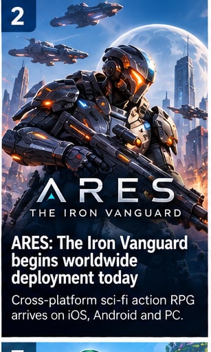 ARES: The Iron Vanguard begins worldwide deployment today