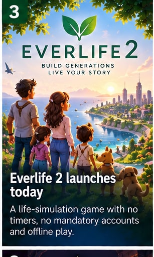 Everlife 2 launches with an unusually restrained mobile business model