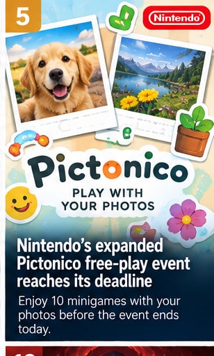 Nintendo's expanded Pictonico free-play event reaches its deadline