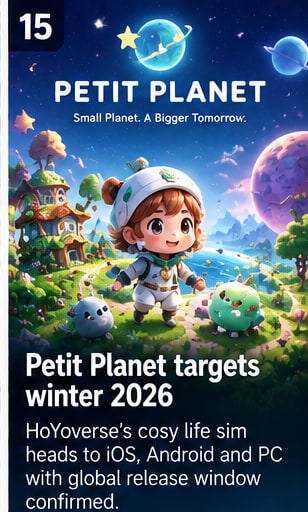 Petit Planet locks in winter 2026 cross-platform launch window - Gameforce Mobile news hero image