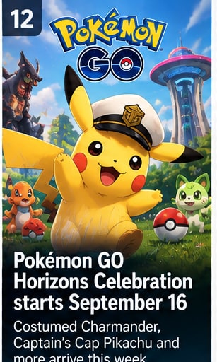 Pokémon GO prepares Pokémon Horizons Celebration for September 16 - Gameforce Mobile news hero image