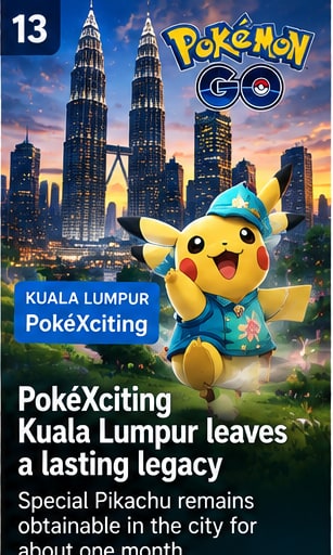 PokéXciting Kuala Lumpur leaves behind a month-long mobile collectible - Gameforce Mobile news hero image