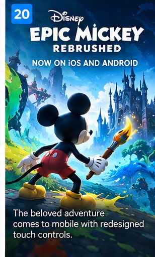 Disney Epic Mickey: Rebrushed Arrives on iOS and Android - Gameforce Mobile news hero image