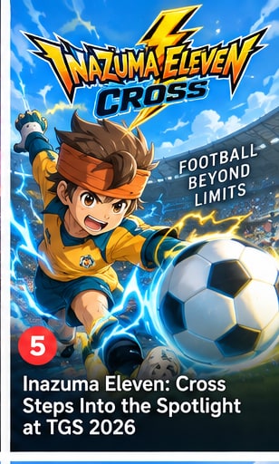 Inazuma Eleven: Cross Steps Into the Spotlight at TGS 2026 - Gameforce Mobile news hero image