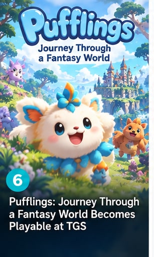 Pufflings: Journey Through a Fantasy World Becomes Playable at TGS - Gameforce Mobile news hero image