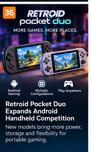 Retroid Pocket Duo Expands Android Handheld Competition - Gameforce Mobile news hero image