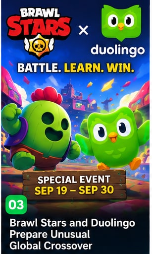 Brawl Stars and Duolingo Prepare Unusual Global Crossover