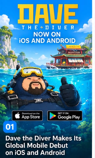 Dave the Diver Makes Its Global Mobile Debut on iOS and Android