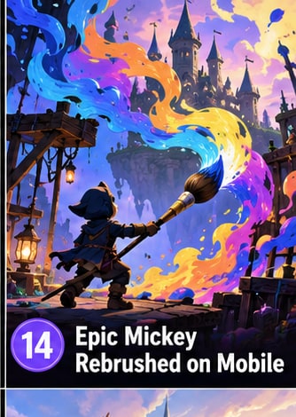 Disney Epic Mickey: Rebrushed Settles Into Mobile After September 16 Release - Gameforce Mobile news hero image