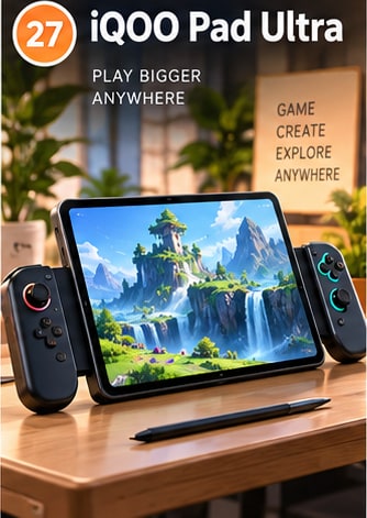 iQOO Pad Ultra Blurs the Line Between Android Tablet and Handheld - Gameforce Mobile news hero image