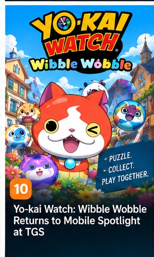 Yo-kai Watch: Wibble Wobble Returns to Mobile Spotlight at TGS - Gameforce Mobile news hero image