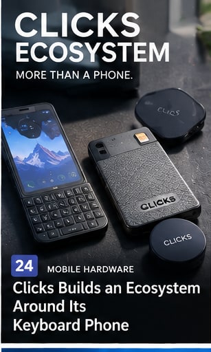 Clicks Builds an Ecosystem Around Its Physical-Keyboard Phone - Gameforce Mobile news hero image
