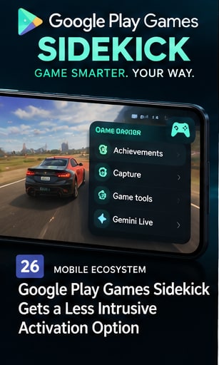 Google Play Games Sidekick Gets a Less Intrusive Activation Option - Gameforce Mobile news hero image