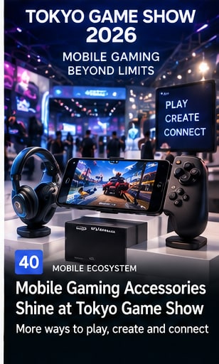 Mobile Gaming Accessories Take Centre Stage at Tokyo Game Show 2026 - Gameforce Mobile news hero image