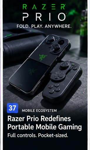 Pocket-Sized Razer Prio Experiments With a Folding Mobile Controller - Gameforce Mobile news hero image