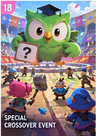 Brawl Stars and Duolingo Turn Duo Into a 20-versus-One Boss - Gameforce Mobile news hero image
