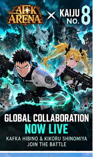 AFK Arena collides with Kaiju No. 8 in a new global crossover