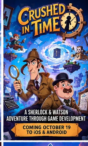 Crushed in Time brings Sherlock, Watson and cheerful incompetence to mobile on October 19 - Gameforce Mobile news hero image