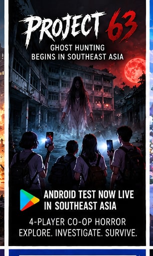 Project63 opens its Android ghost-hunting test in Southeast Asia - Gameforce Mobile news hero image