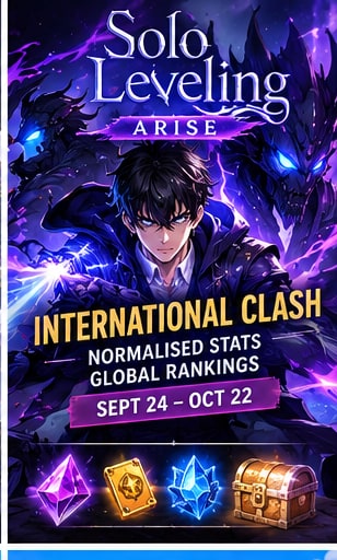 Solo Leveling: ARISE Opens International Clash With Normalised Stats and Global Rankings - Gameforce Mobile news hero image