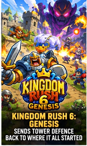 Kingdom Rush 6: Genesis Sends Tower Defence Back to Where It All Started - Gameforce Mobile news hero image