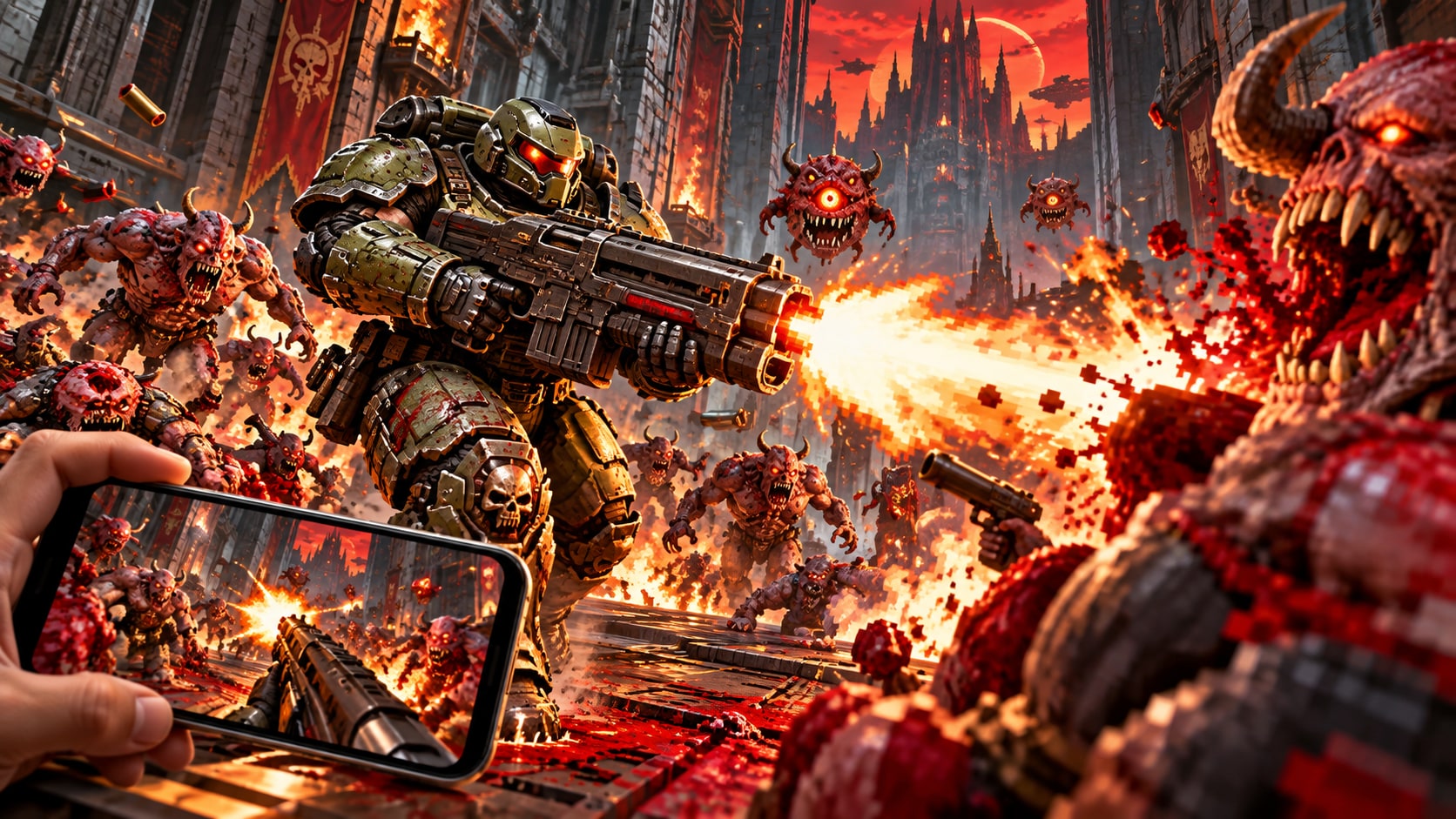 Warhammer 40,000: Boltgun Boom Brings Retro Space-Marine Shooting to Phones - Gameforce Mobile news hero image