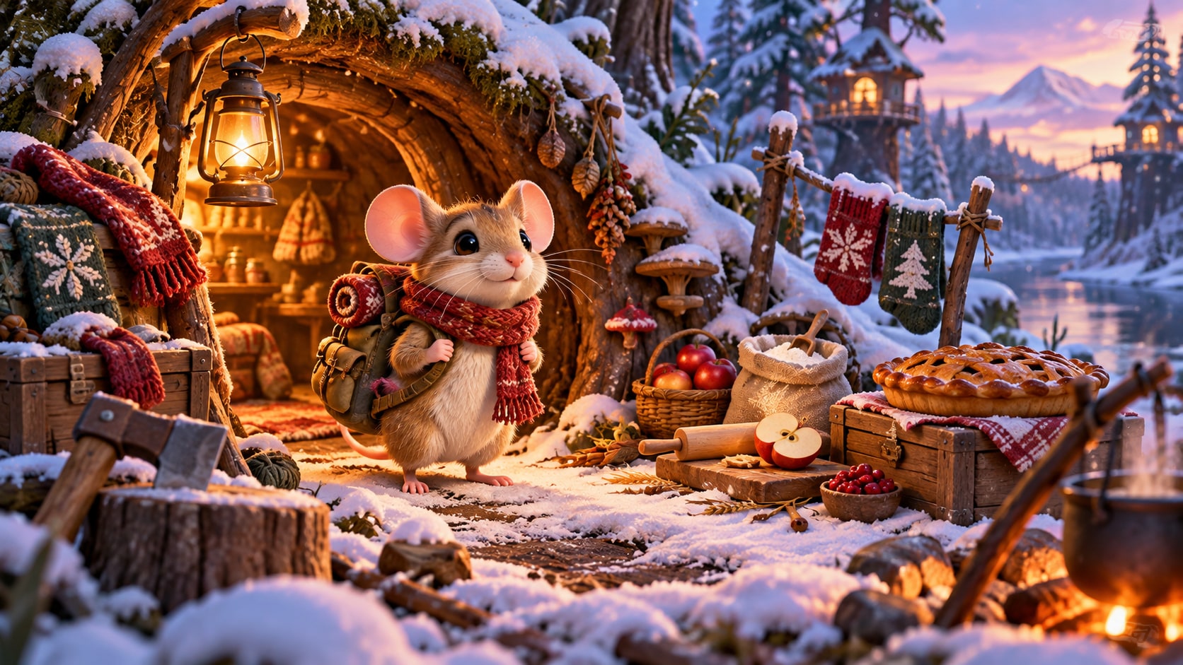 Winter Burrow Brings Its Cosy Mouse Survival Adventure to iOS and Android